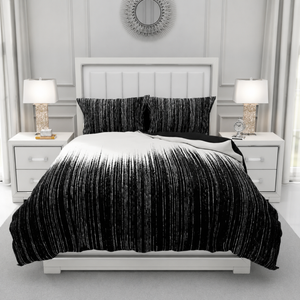 Waldorf Black Velvet Duvet Cover Bedding Set