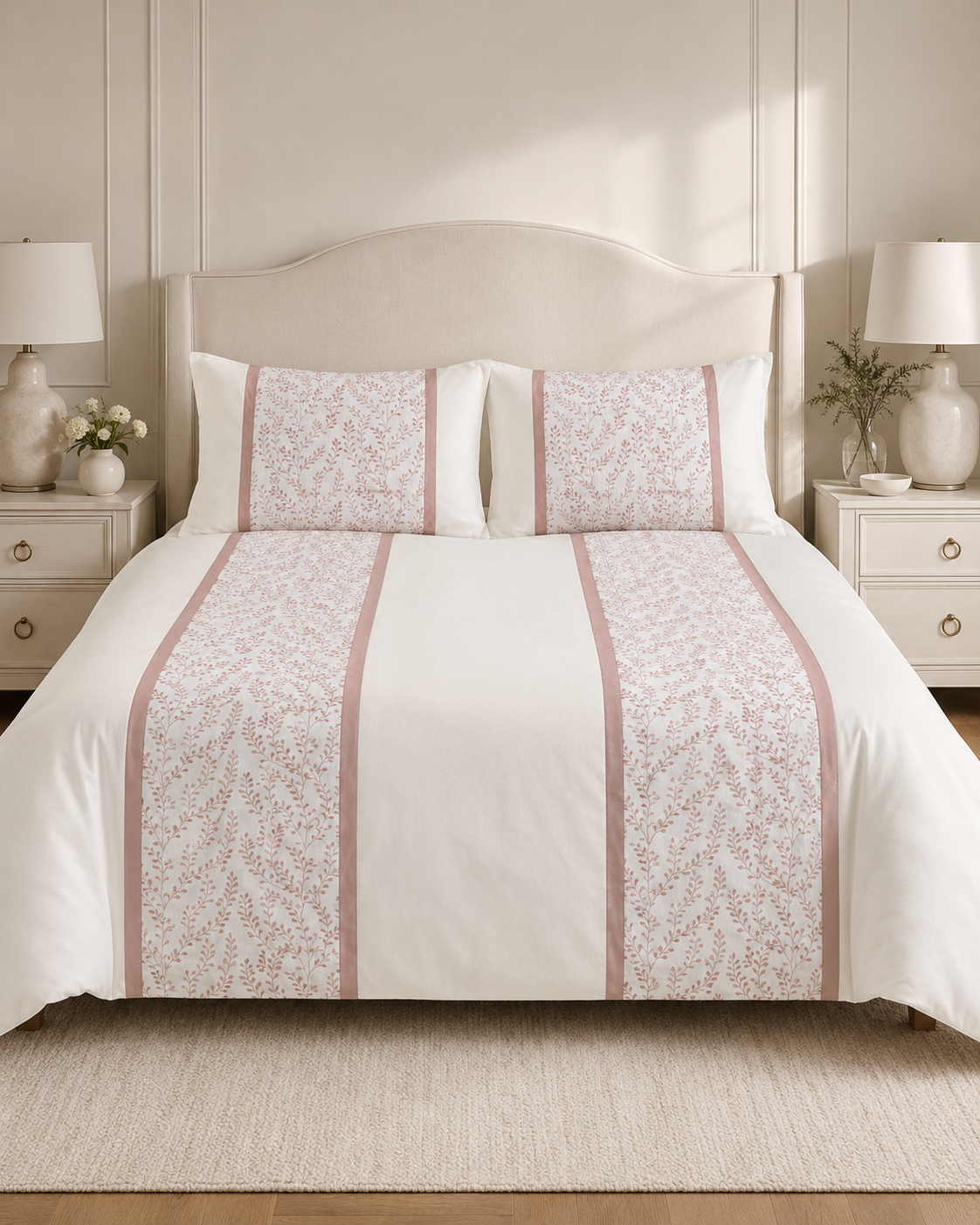 The Botanical Heritage Mauve Duvet Bedding Set