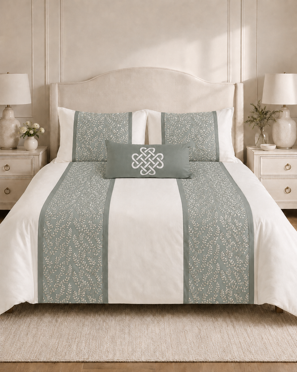 The Botanical Heritage Sage Duvet Bedding Set