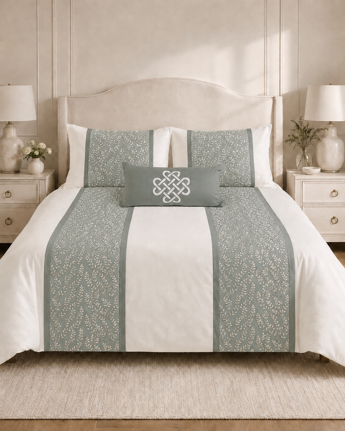 The Botanical Heritage Sage Duvet Bedding Set