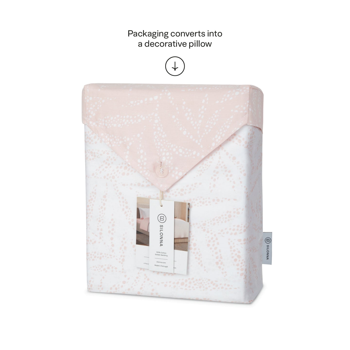 The Maui Duvet Cover Bedding Set - Peach