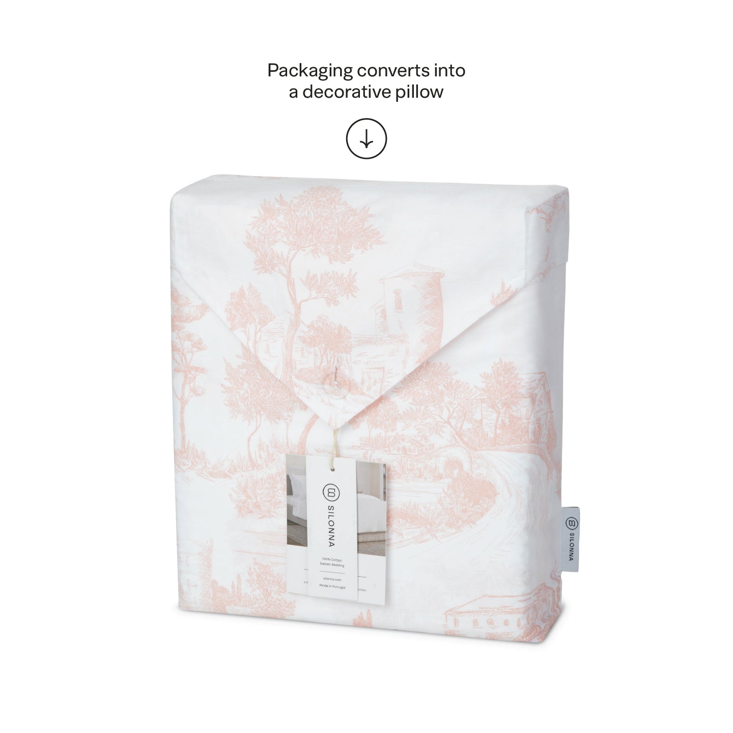 The Paris Duvet Cover Bedding Set - Peach