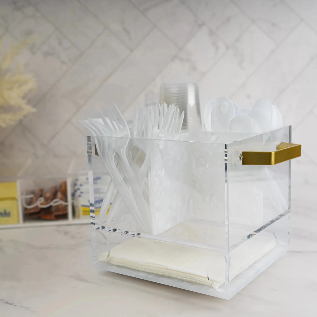 Pearlstone Swivel Silverware Caddy - Waterdale Collection