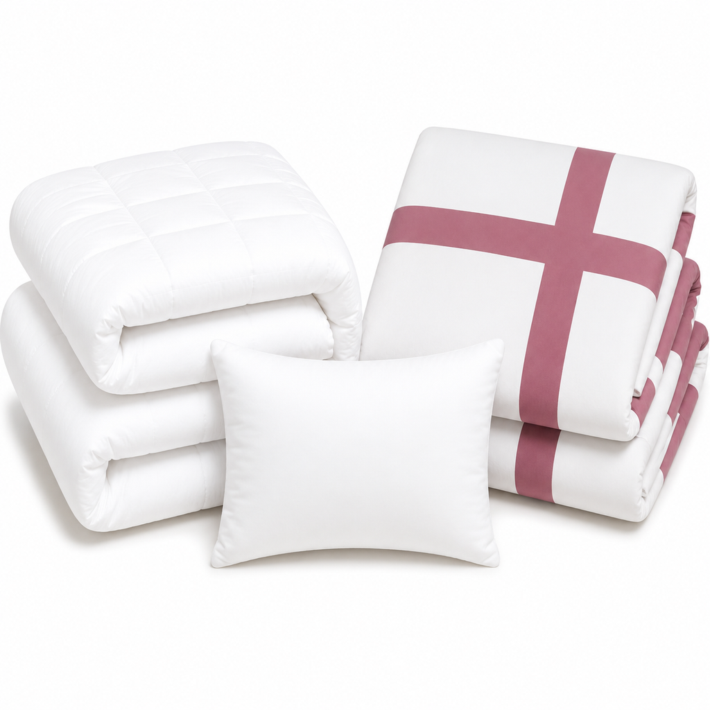 Pink Ritz Duvet Cover Bedding Set Camp Package