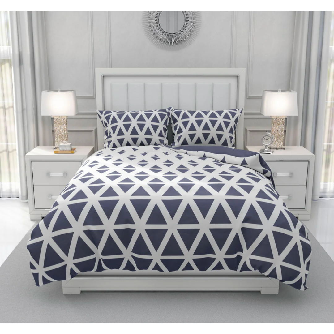 Blue Taj Duvet Cover Bedding Set Camp Package
