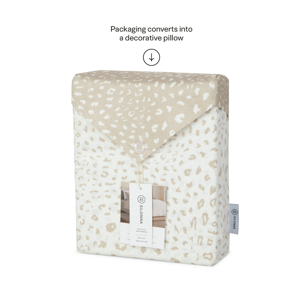 The Sierra Duvet Cover Bedding Set - Sand