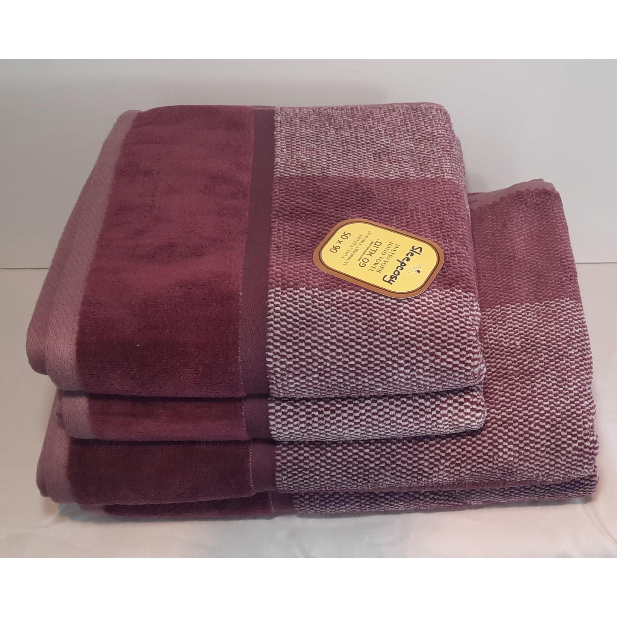 Red Stripe Hand Towel