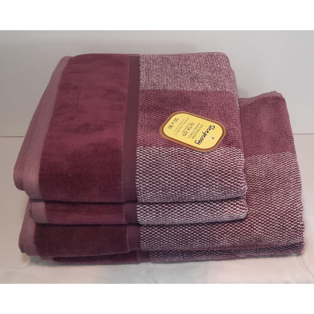 Red Stripe Hand Towel