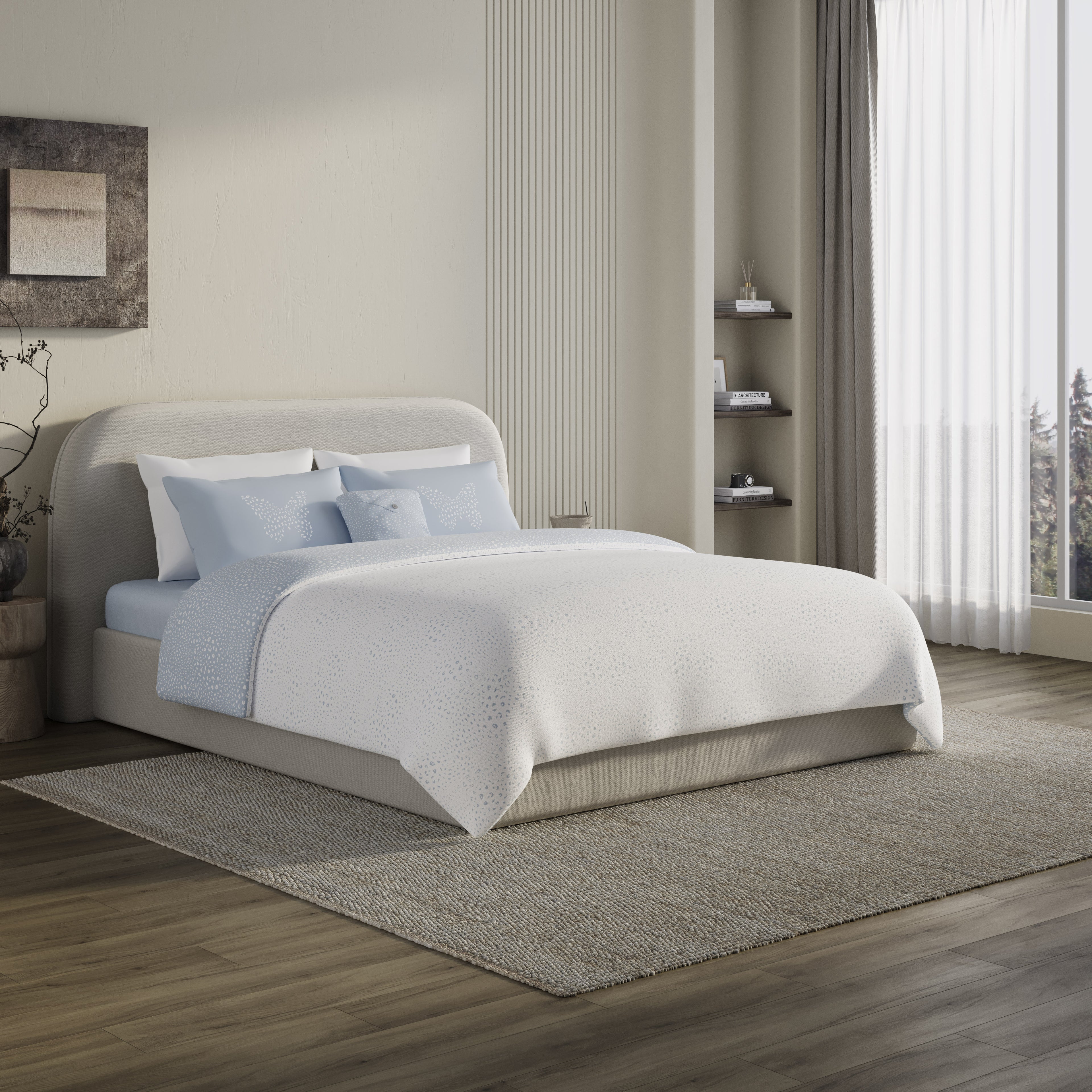 The Sierra Duvet Cover Bedding Set - Blue