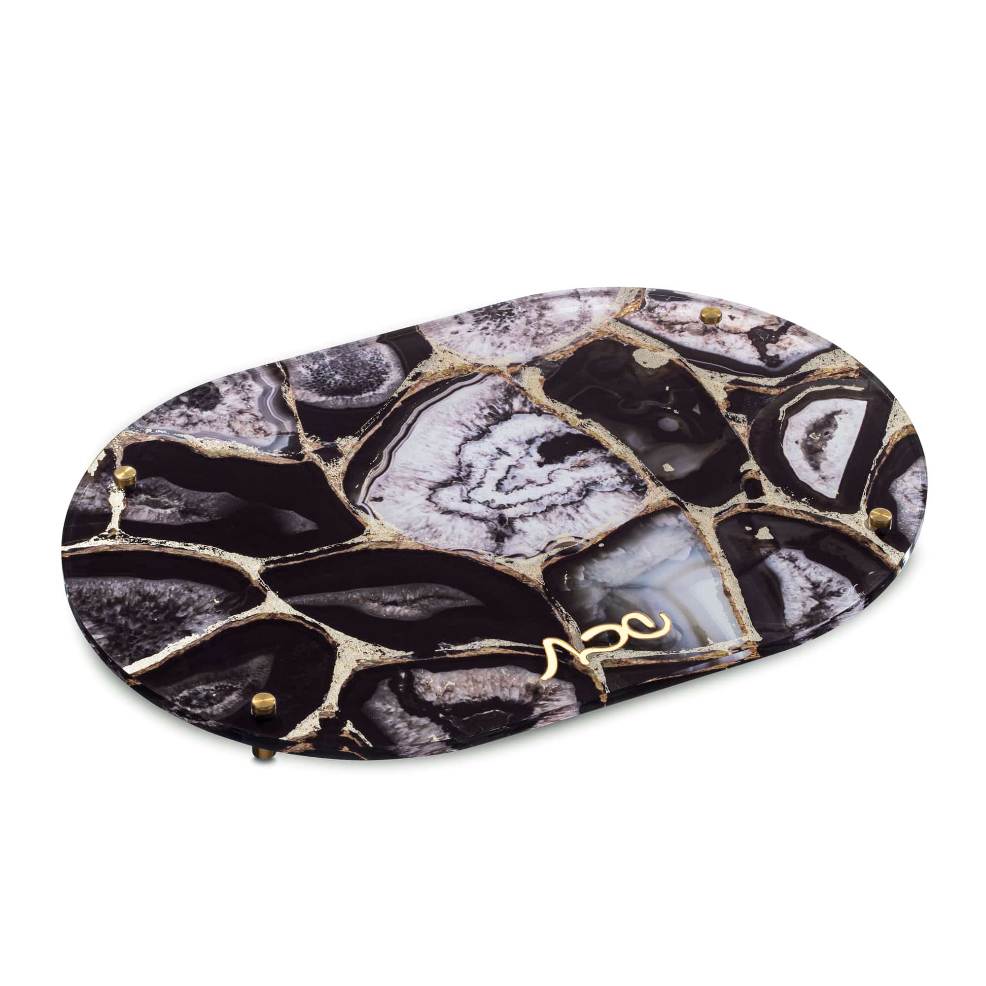 Agate Hadlokas Neiros Tray - Waterdale Collection