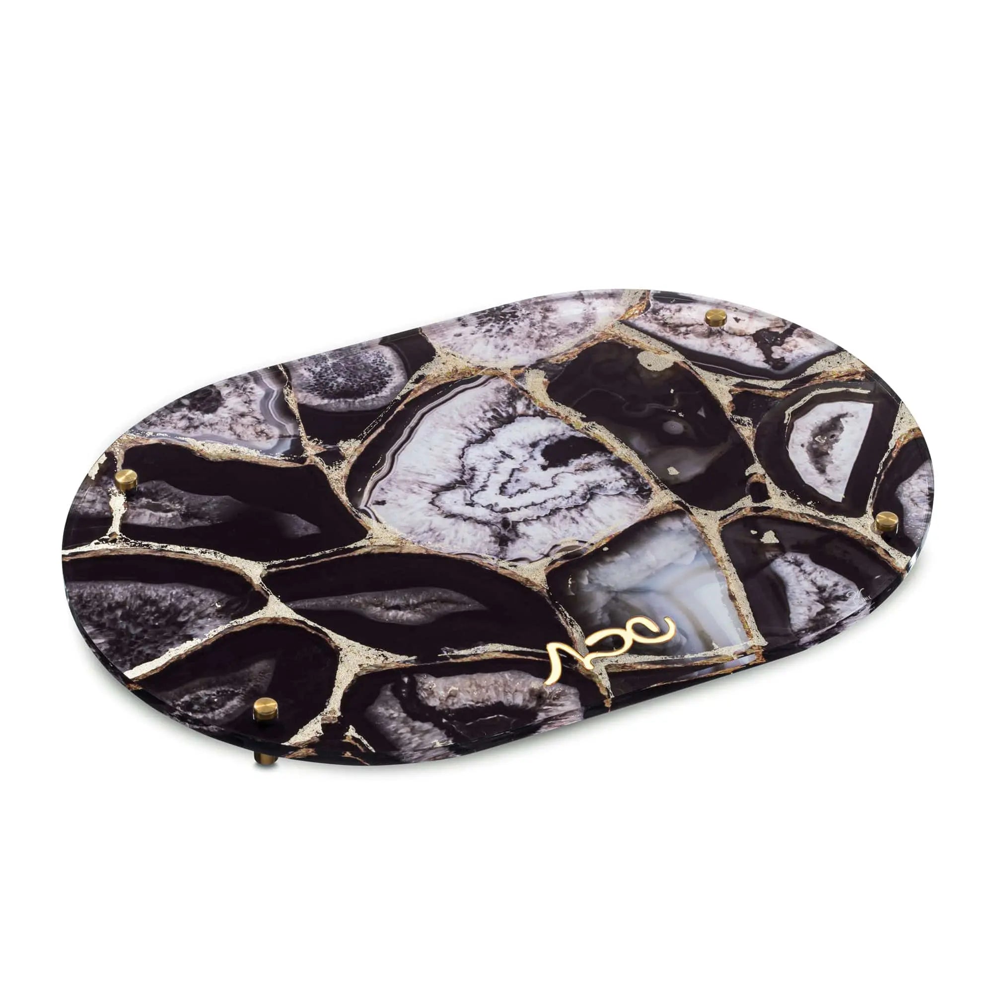 Agate Hadlokas Neiros Tray - Waterdale Collection