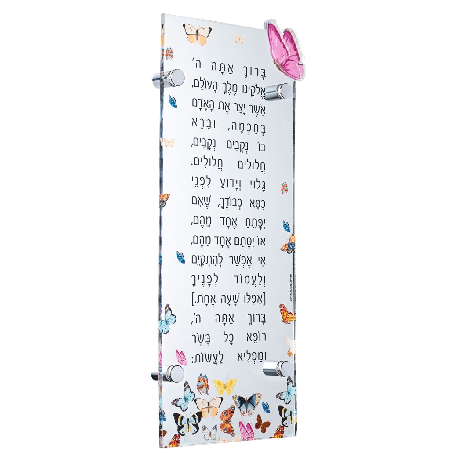Butterfly Asher Yatzar - Waterdale Collection