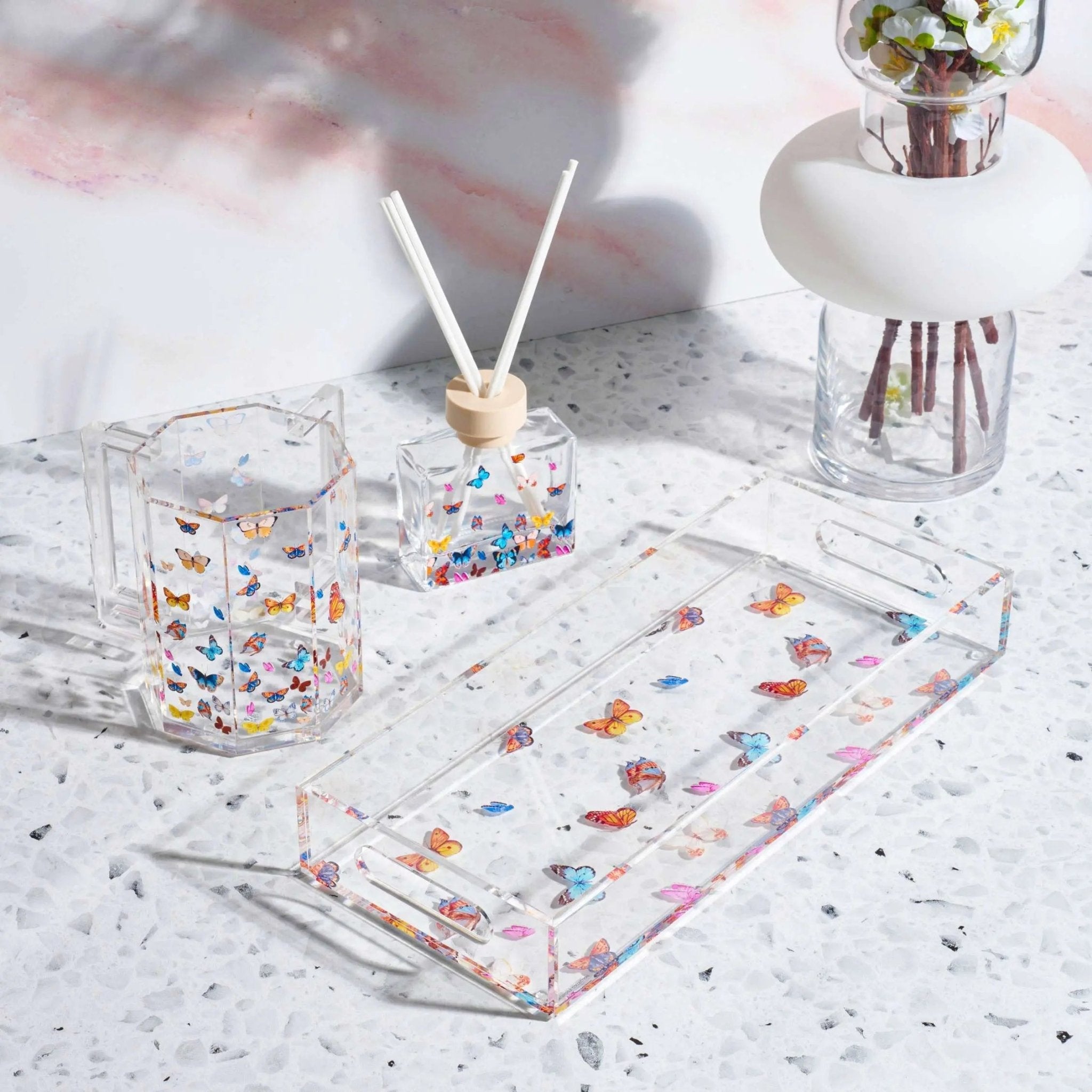 Butterfly Bread / Towel Tray - Waterdale Collection