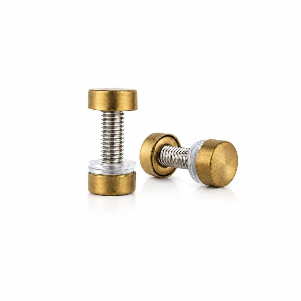 Set of four Challah Board Replacement Screws. Designed to help keep your challah board securely assembled and ready for Shabbos and Yom Tov use.