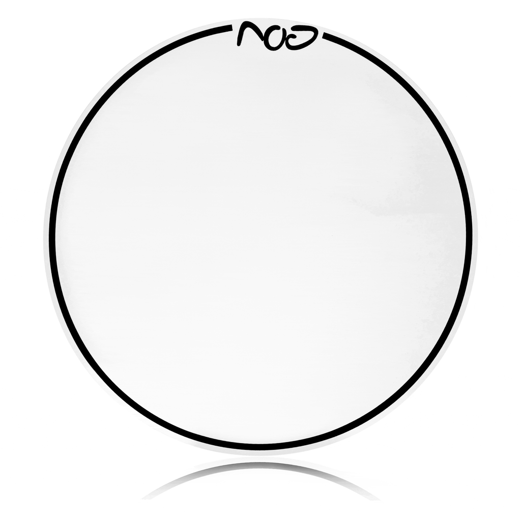 Classic Pesach charger plate with black border and silver accents, elegant round design for holiday table settings