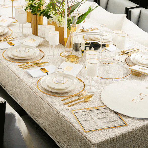 Classic Pesach Chargers - Waterdale Collection