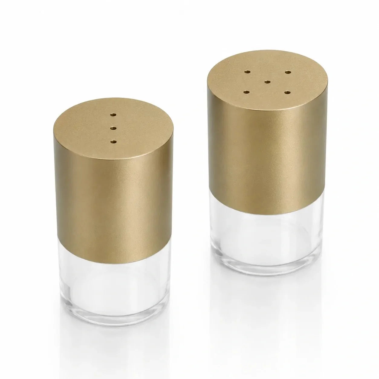 Classic Salt Shaker | Modern Gold & Silver Tabletop Décor