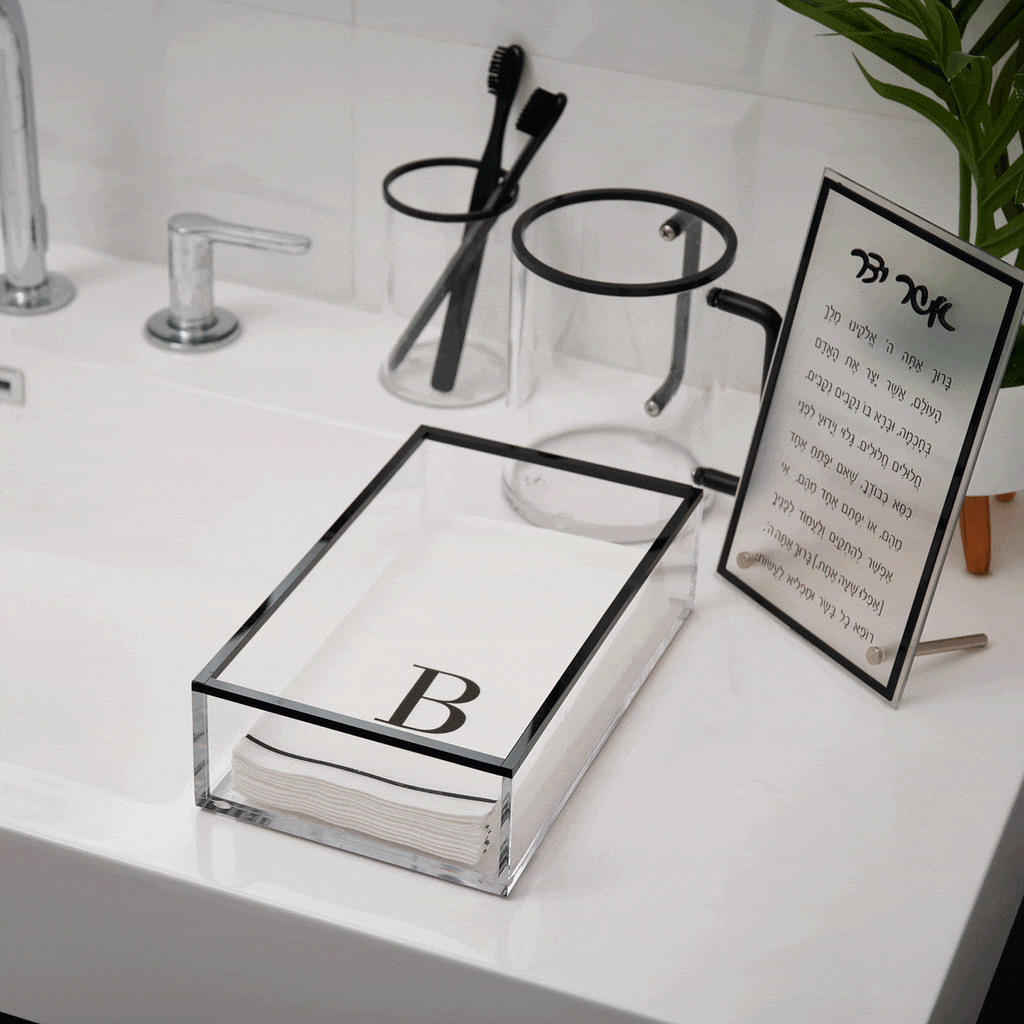 Edge Guest Towel Holder - Waterdale Collection