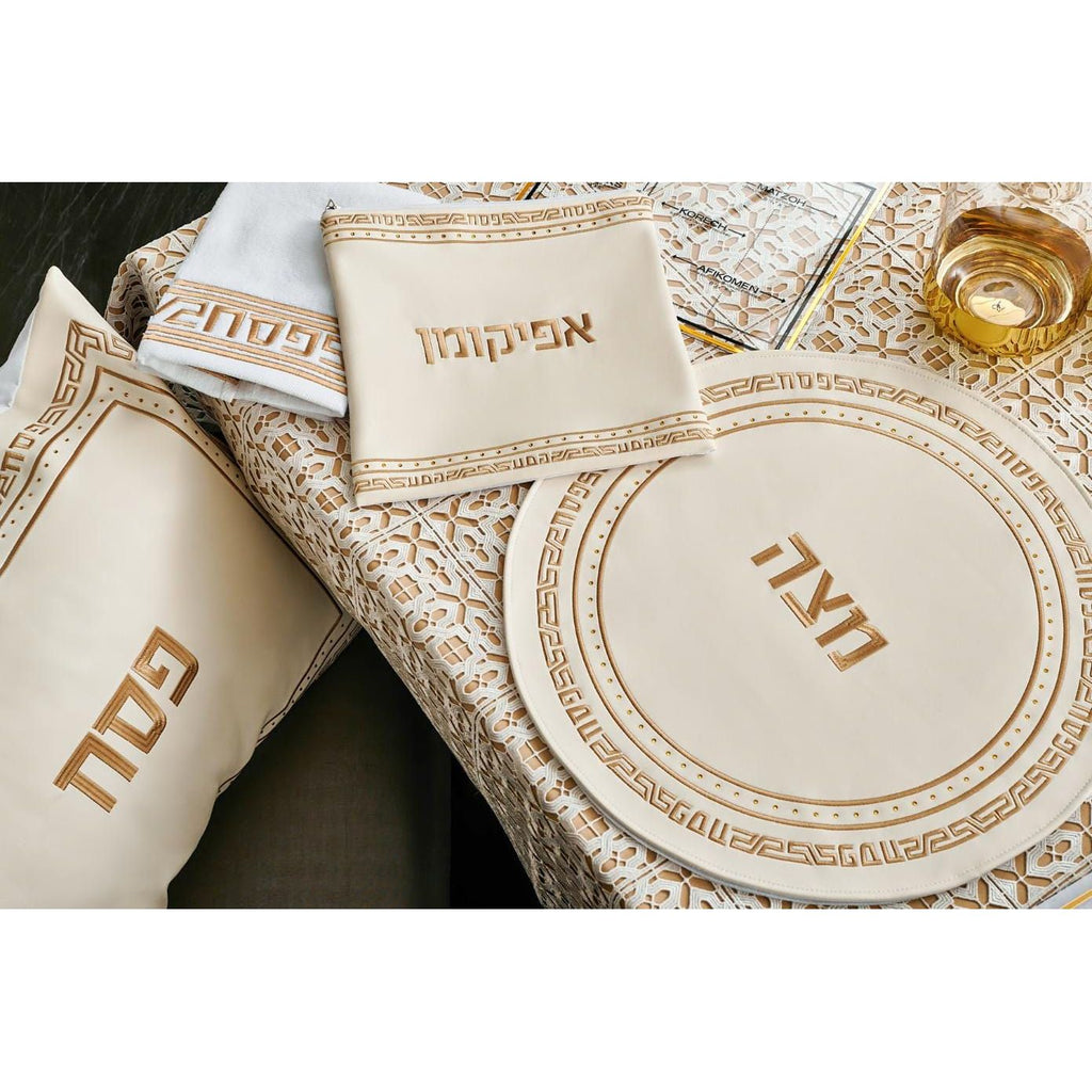 Embroidered Crystal Stone Pesach Set - Waterdale Collection