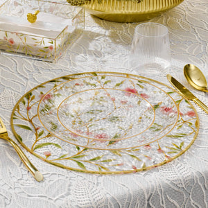 Floral Bird Chargers