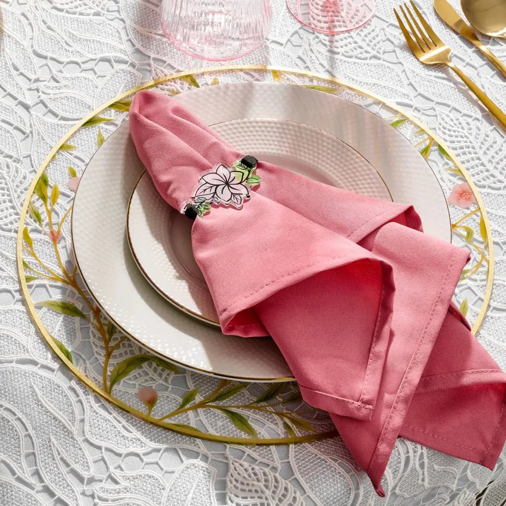 Floral Napkin Wraps - Waterdale Collection