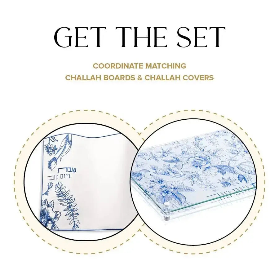 French Toile Challah Cover - Waterdale Collection
