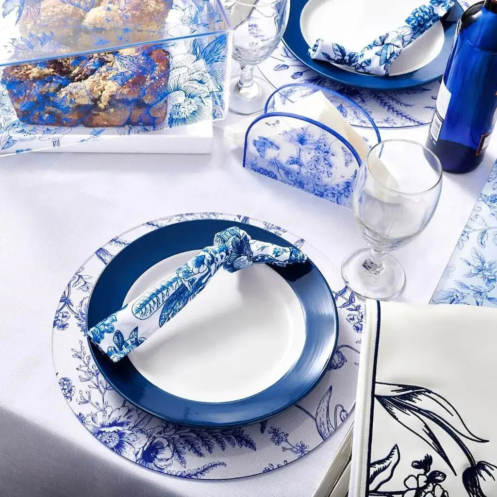 French Toile Chargers - Waterdale Collection