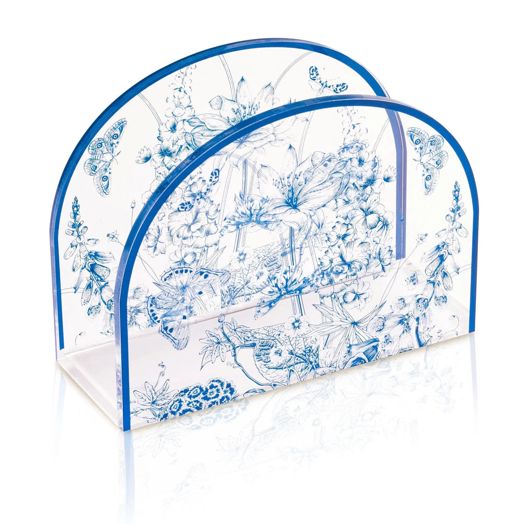 French Toile Napkin Holder - Waterdale Collection