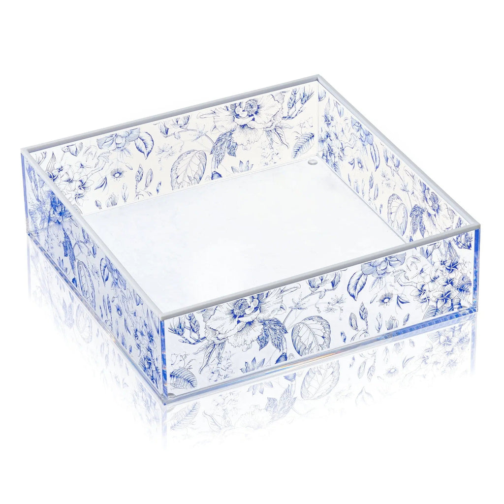 French Toile Salad Bowl - Waterdale Collection