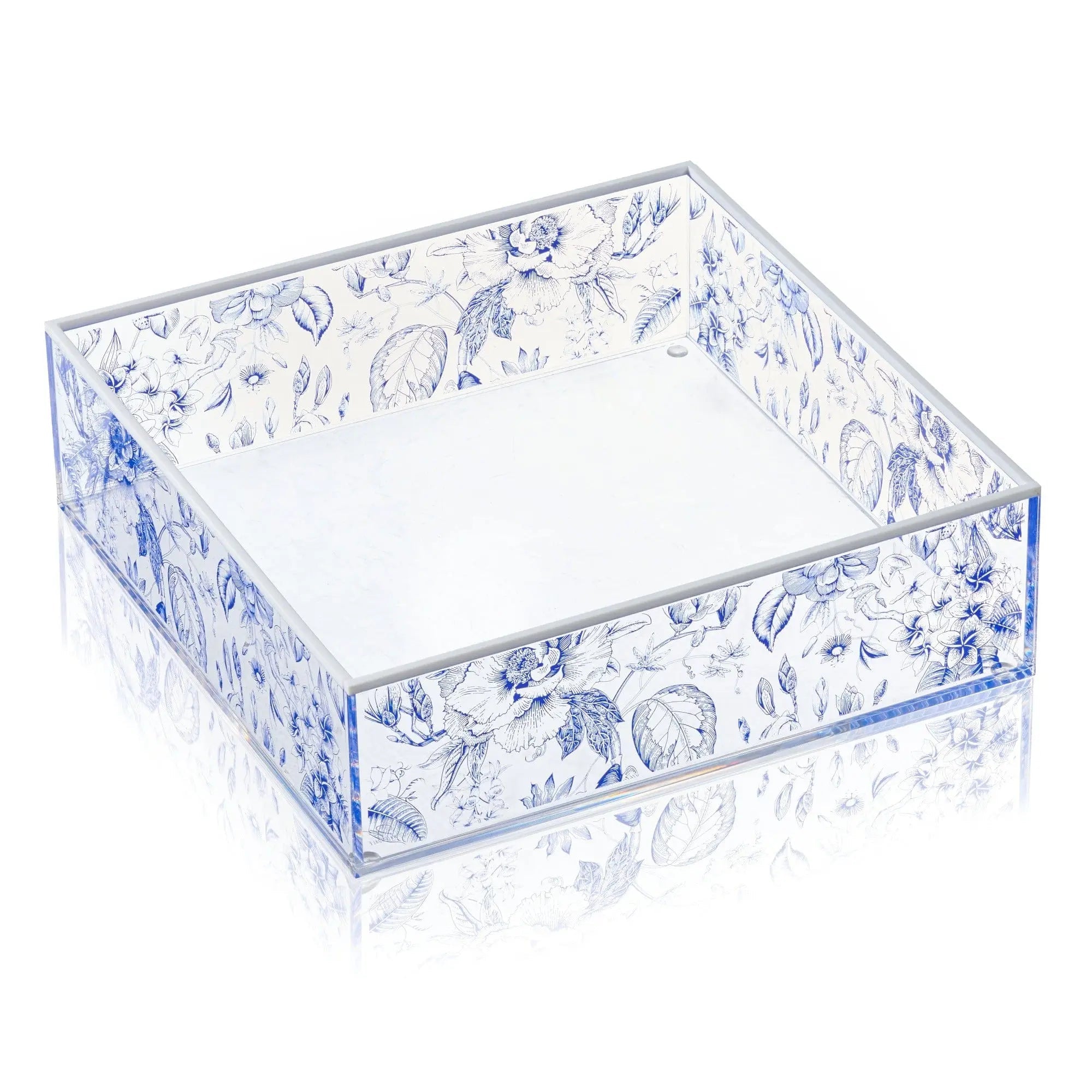 French Toile Salad Bowl - Waterdale Collection