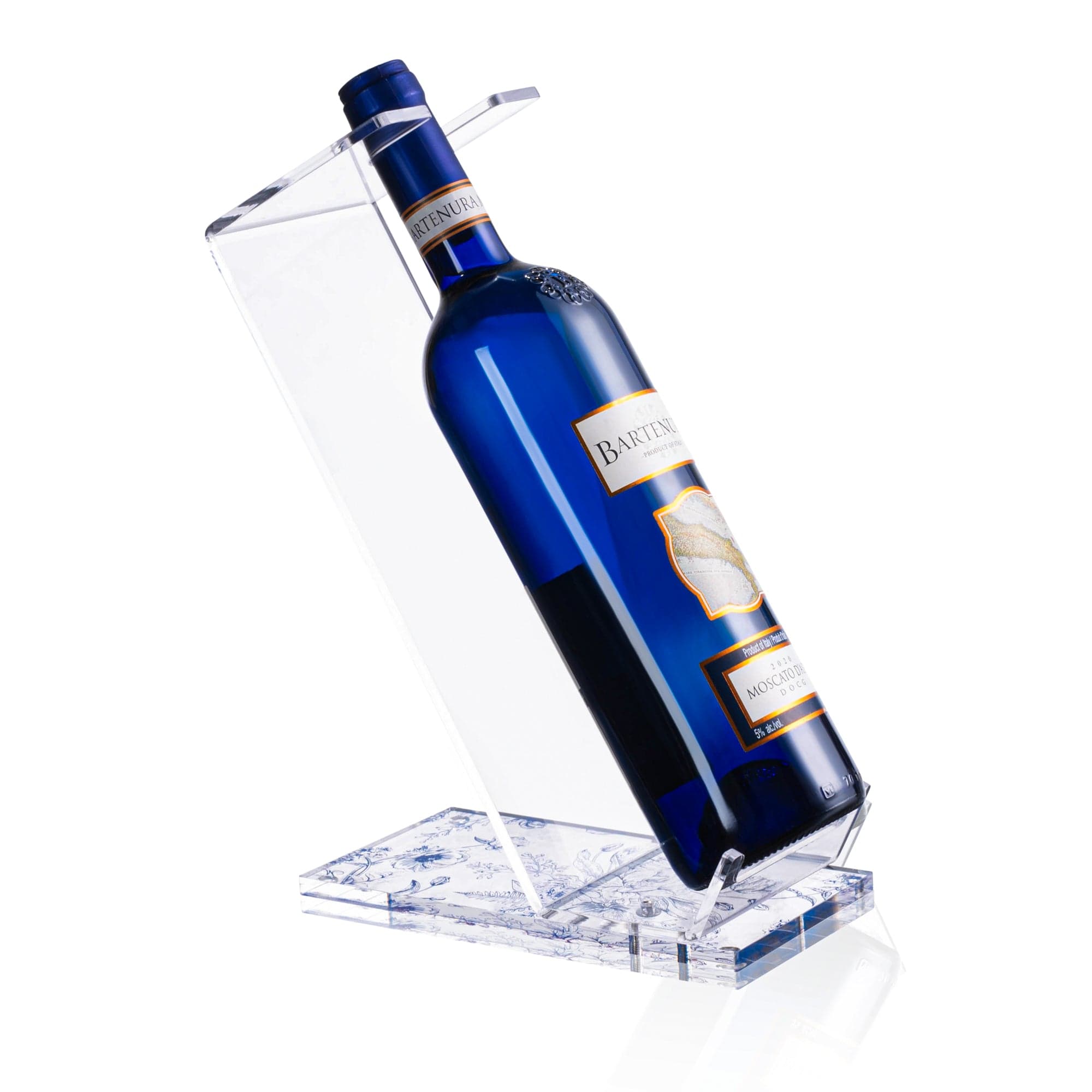 French Toile Wine Stand