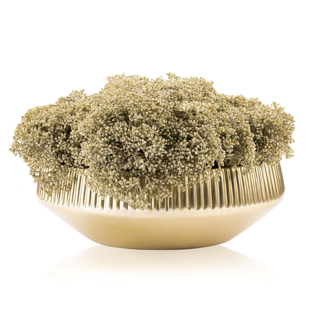 Greenery Gold Flower Pot