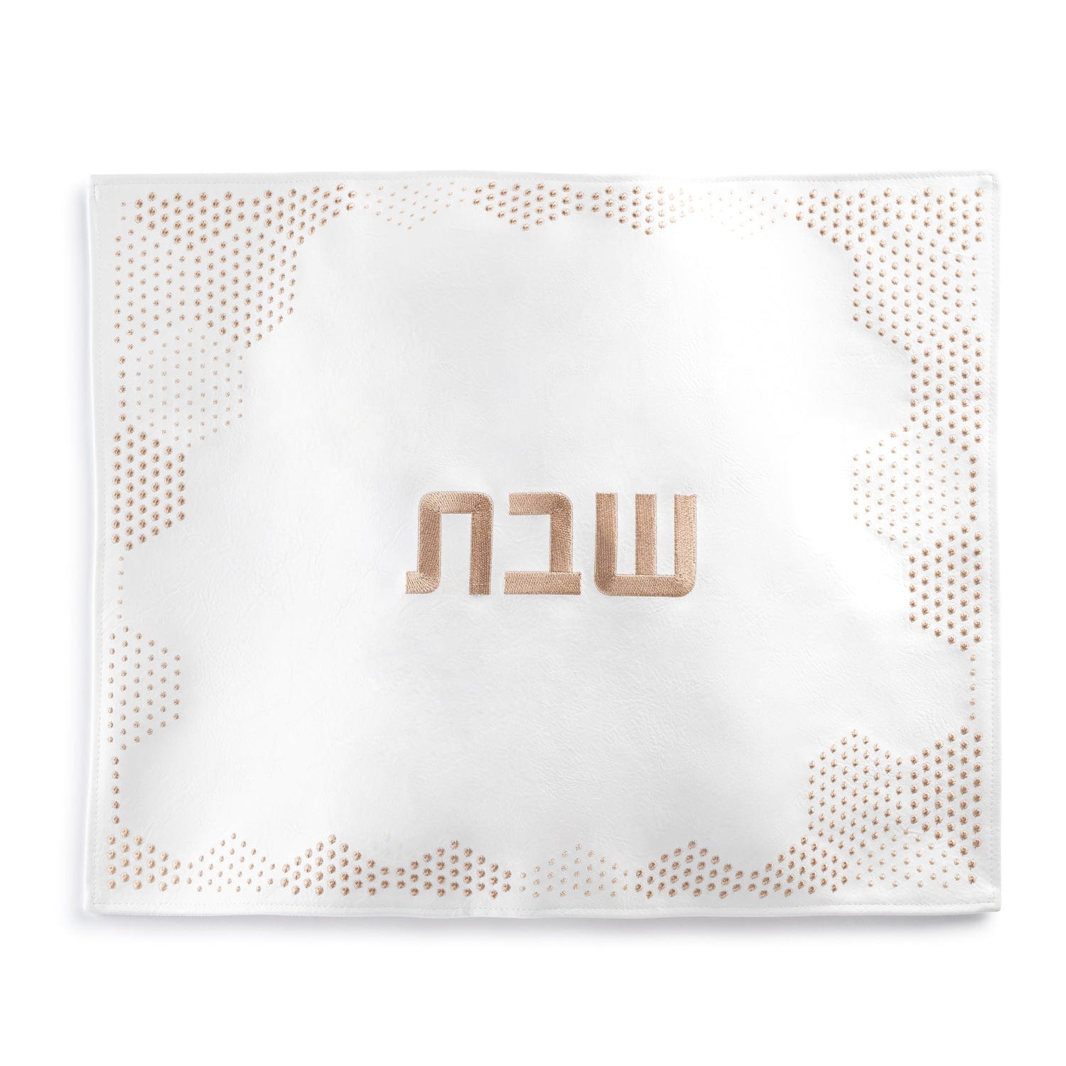 Hexagon Dot Border Challah Cover - Waterdale Collection