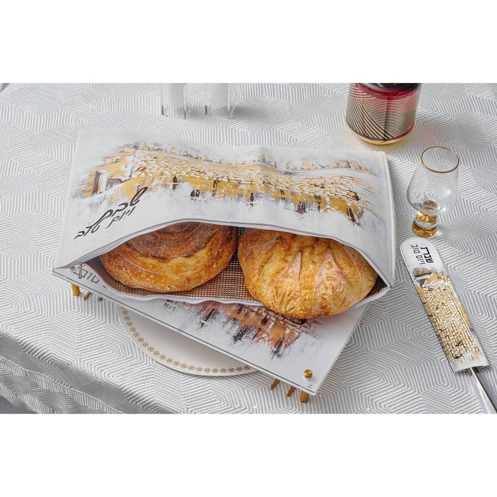 Kosel at Winter Challah Pouch Cover