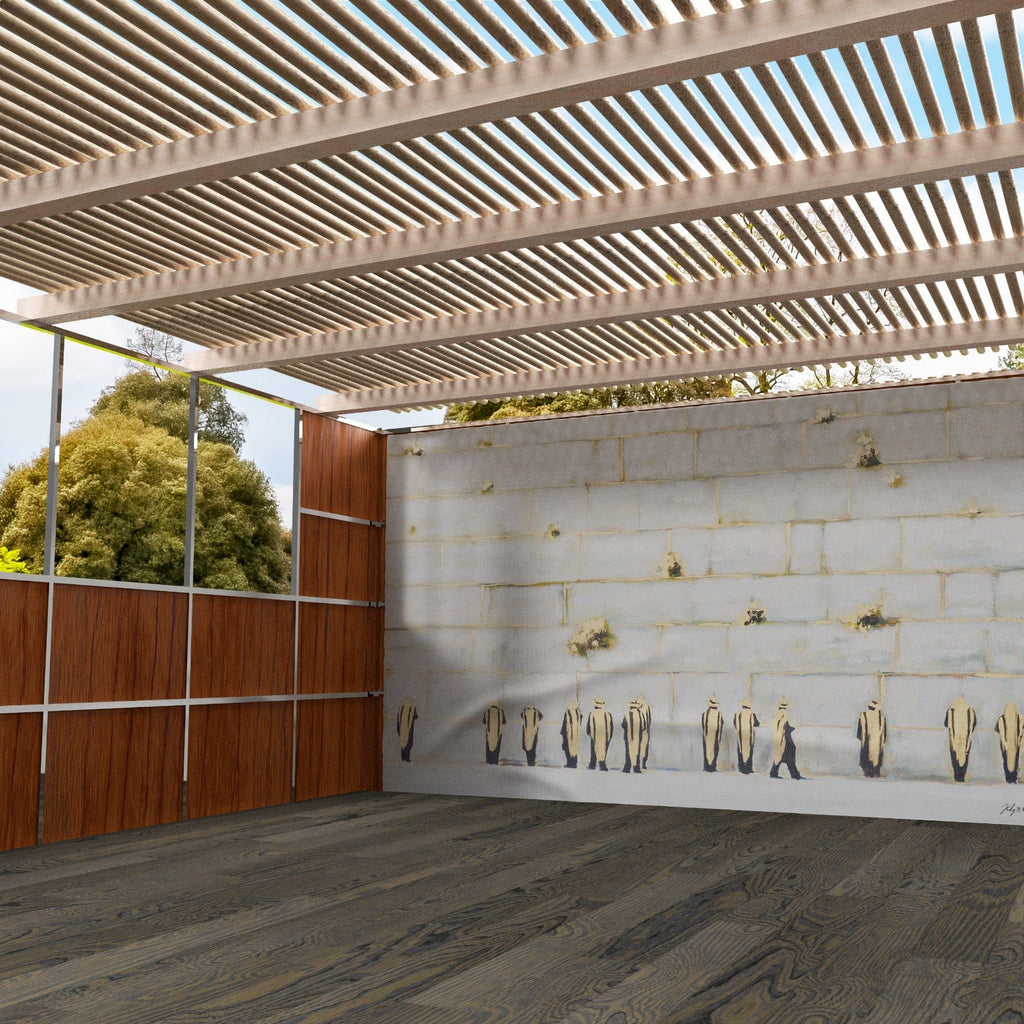 Kosel by Judy Vinyl Sukkah Decoration - Waterdale Collection