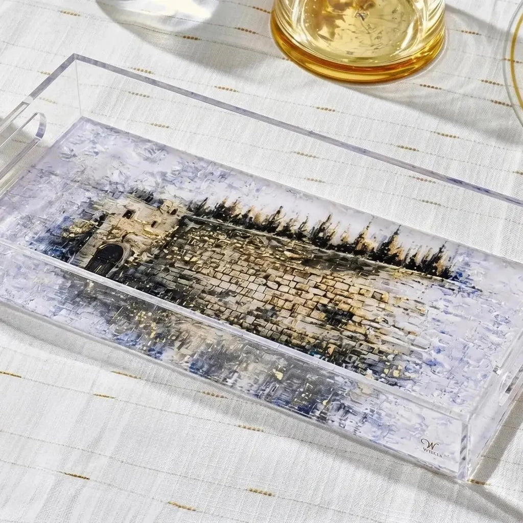 Kosel Teal Bread Tray  by  Waterdale Collection