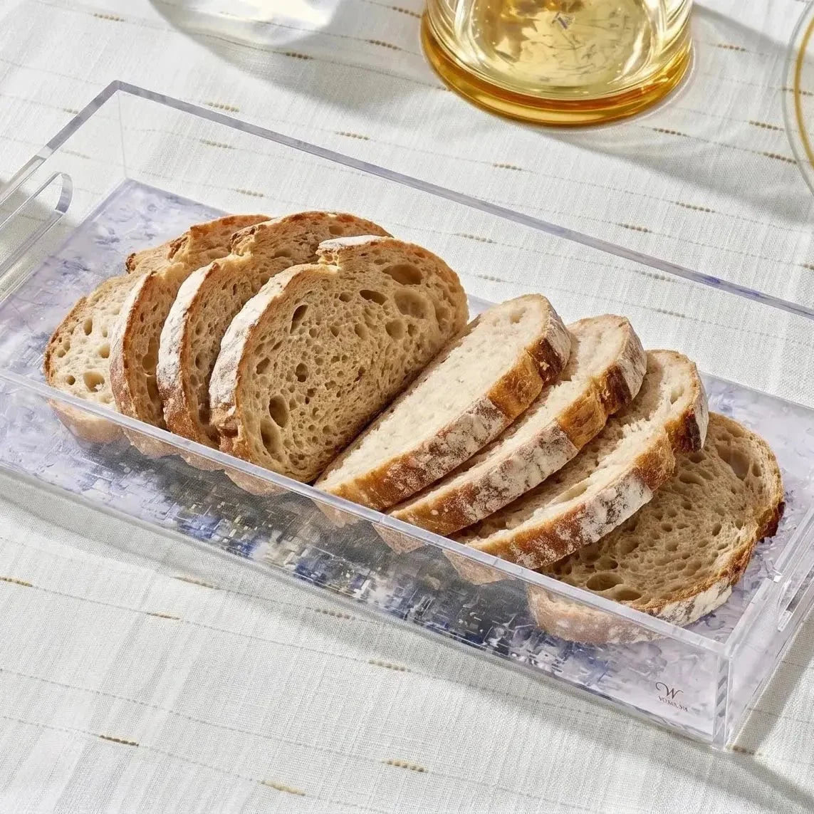Kosel Teal Bread Tray  by  Waterdale Collection