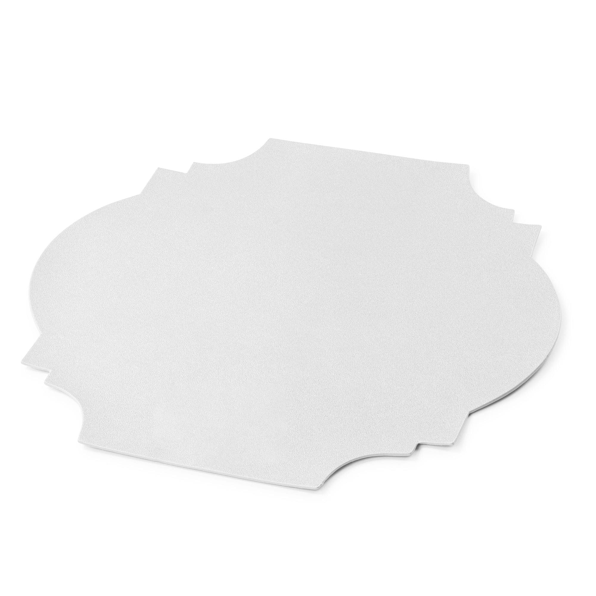 Leather Beveled Chargers