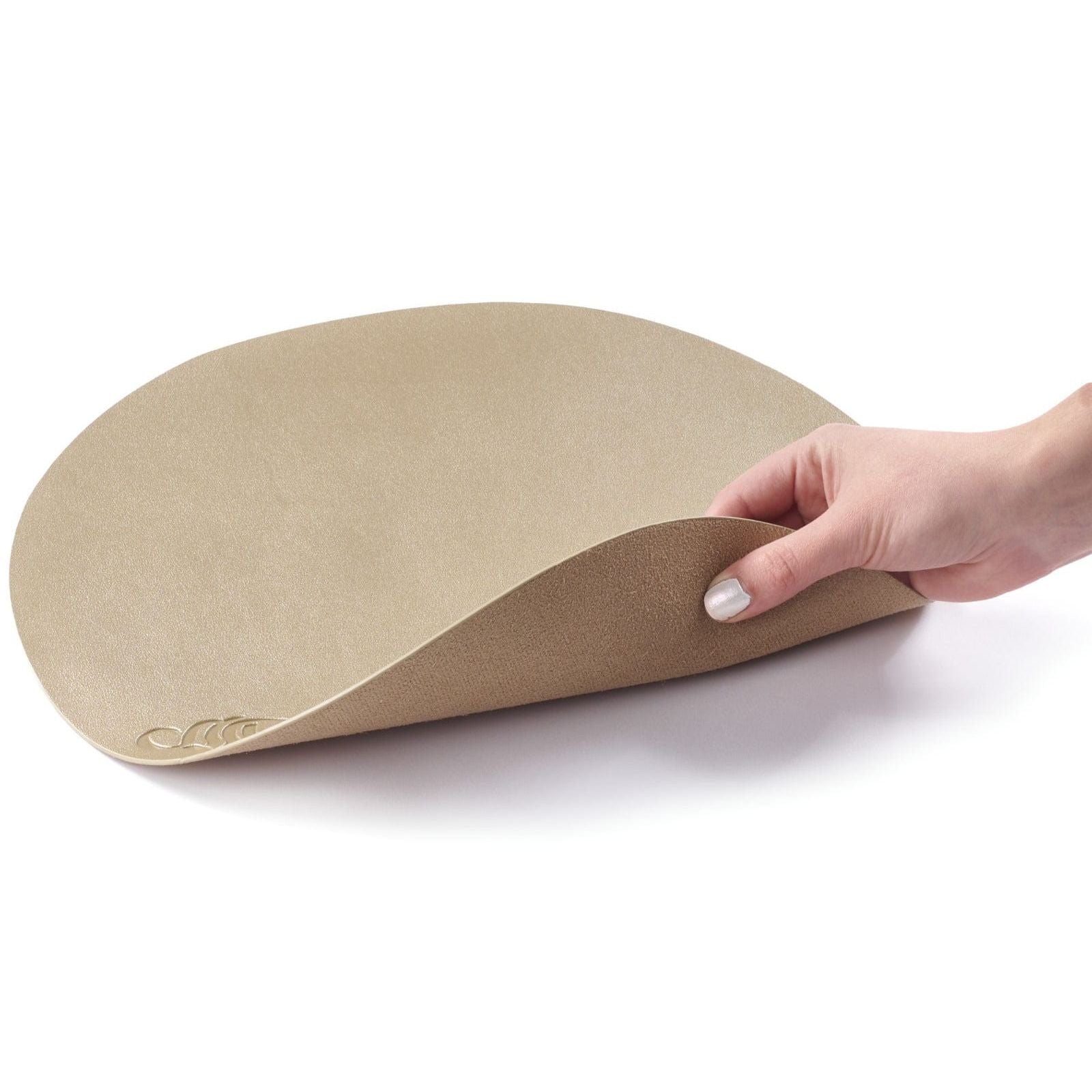 Leather Round Chargers