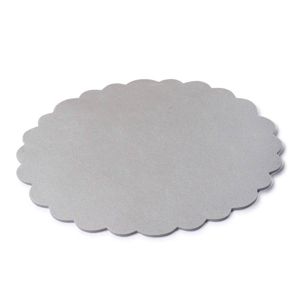 Leather Scalloped Chargers