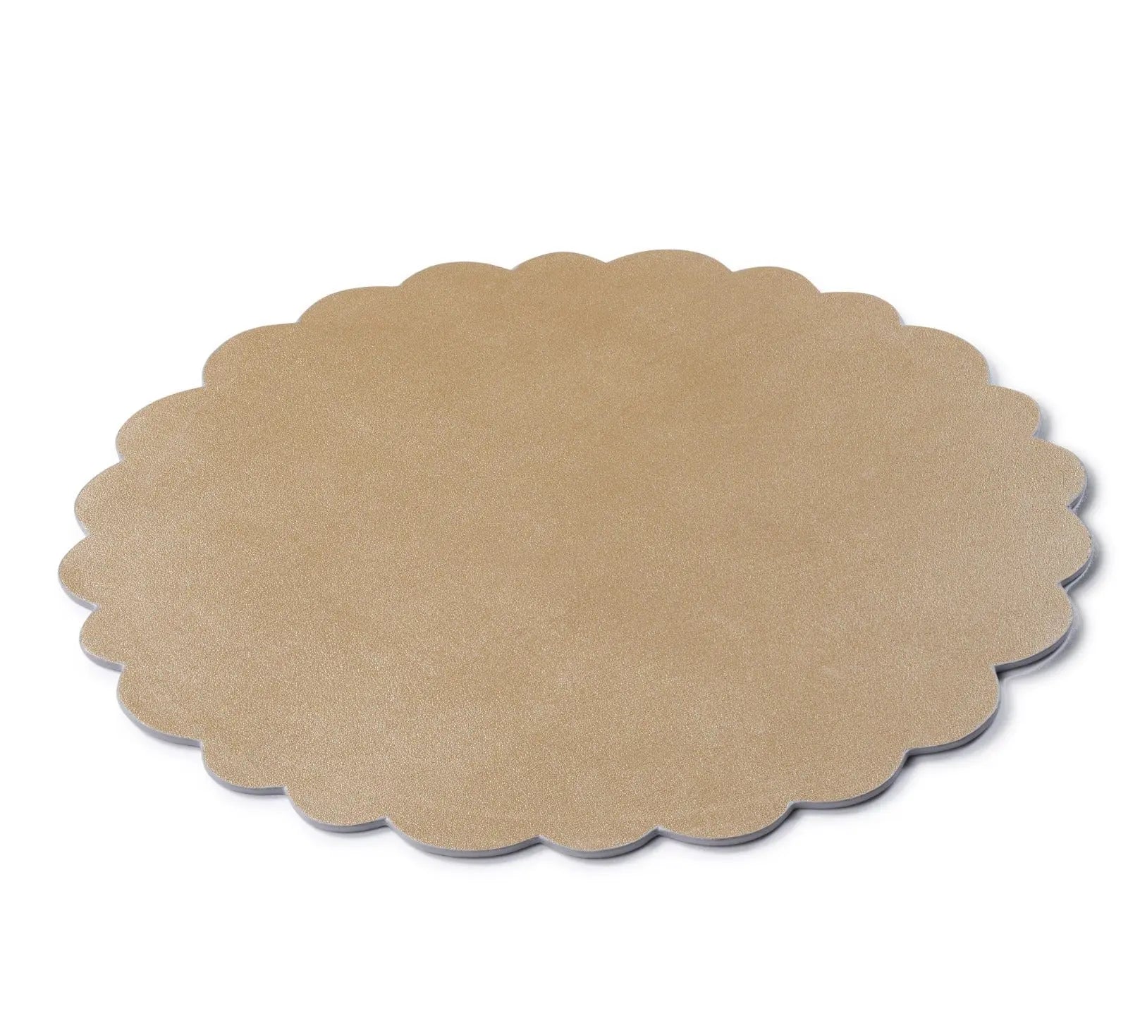 Leather Scalloped Chargers - Waterdale Collection