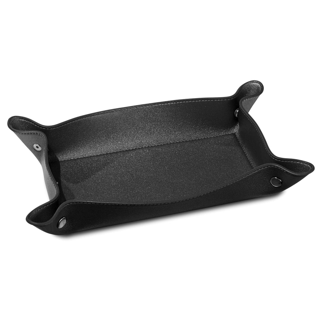 Black Leather Shabbos Toilet Paper holder