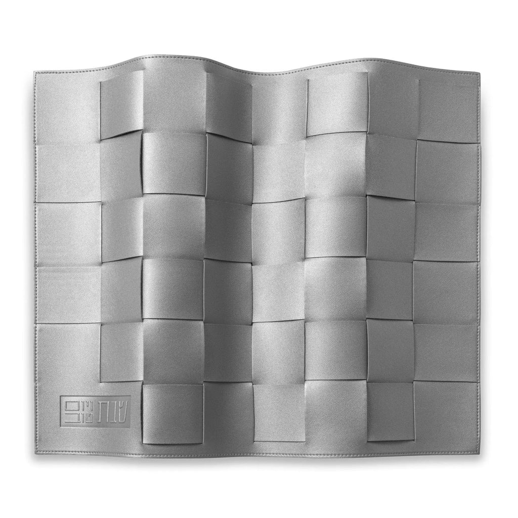 Leather Woven Challah Cover - Waterdale Collection