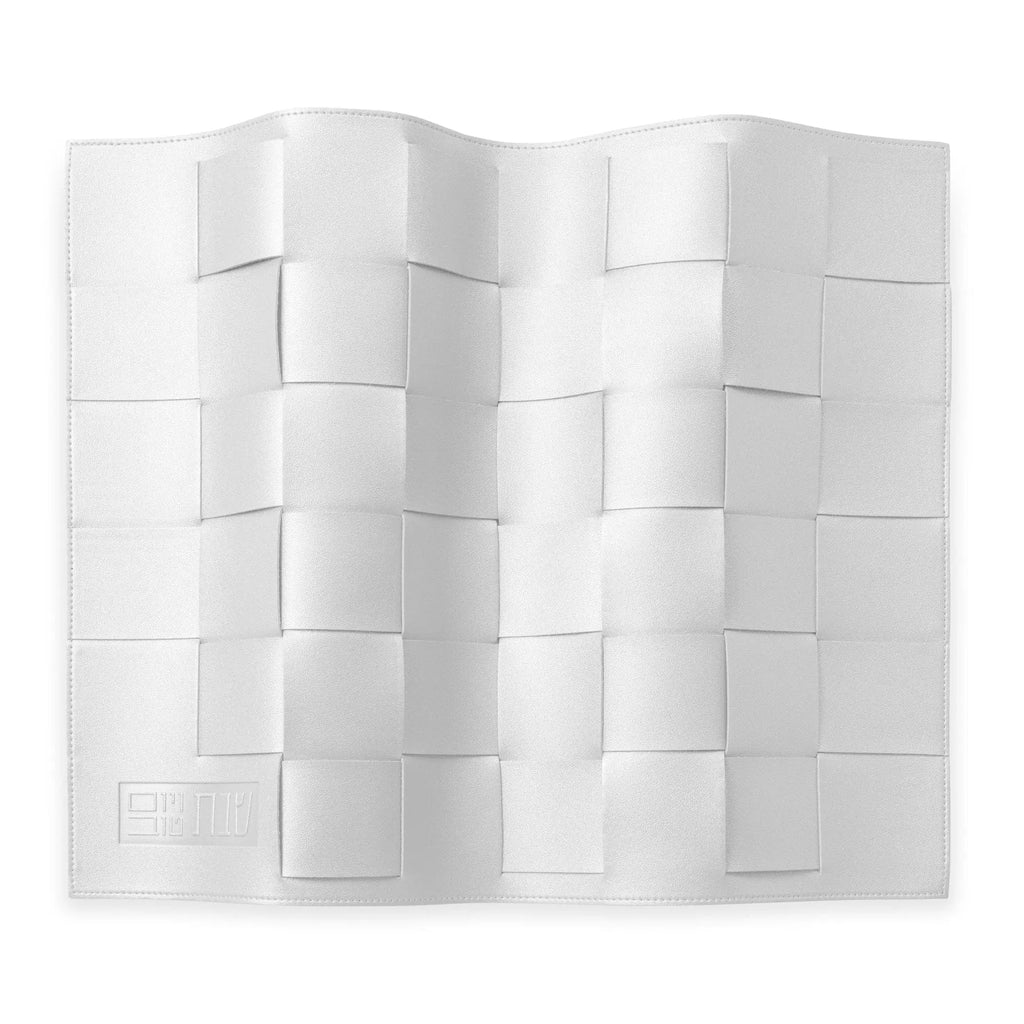 Leather Woven Challah Cover - Waterdale Collection