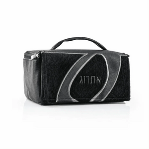Looped Fur Leather Esrog Bag