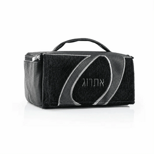 Looped Fur Leather Esrog Bag