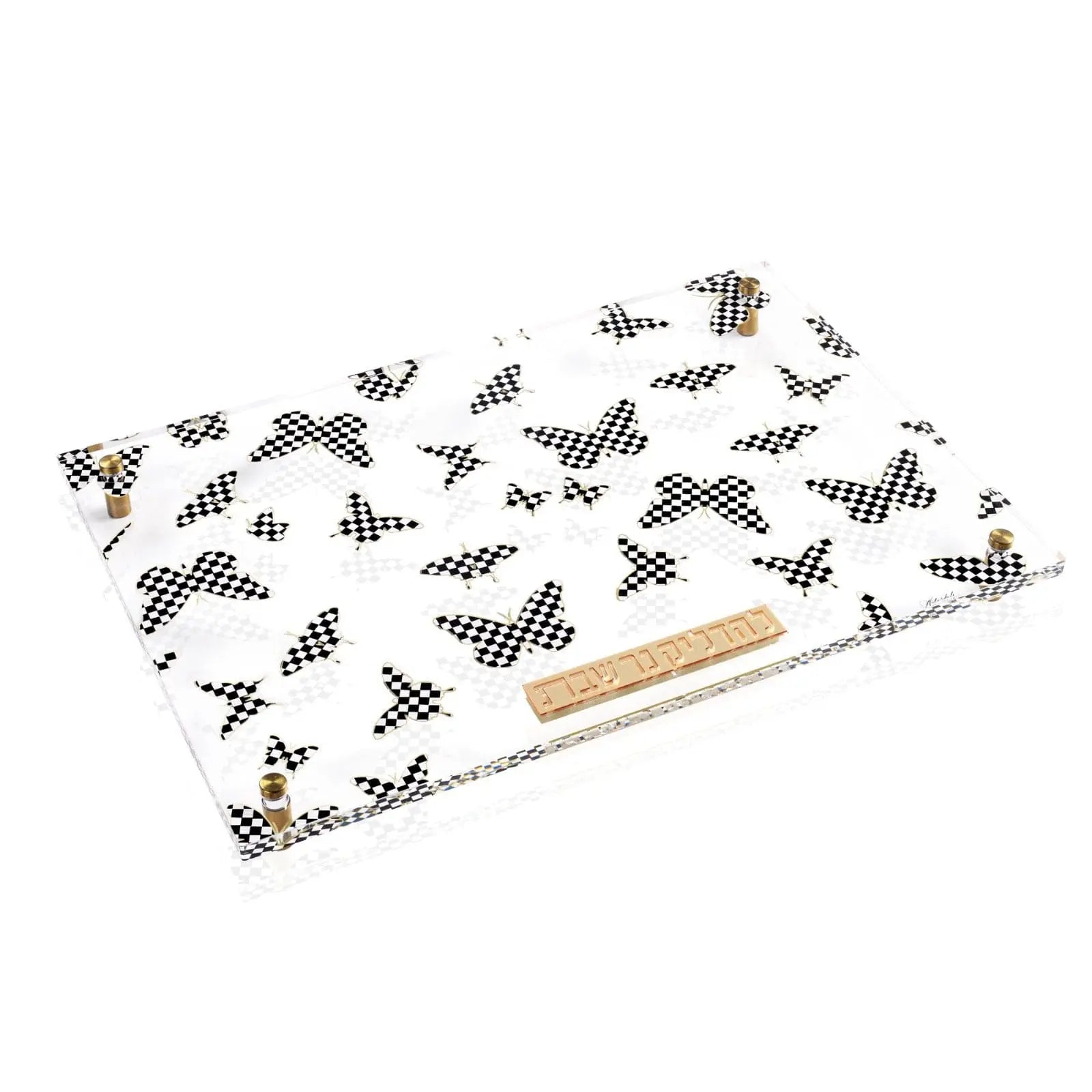 Onyx Butterfly Hadlokas Neiros Tray - Waterdale Collection