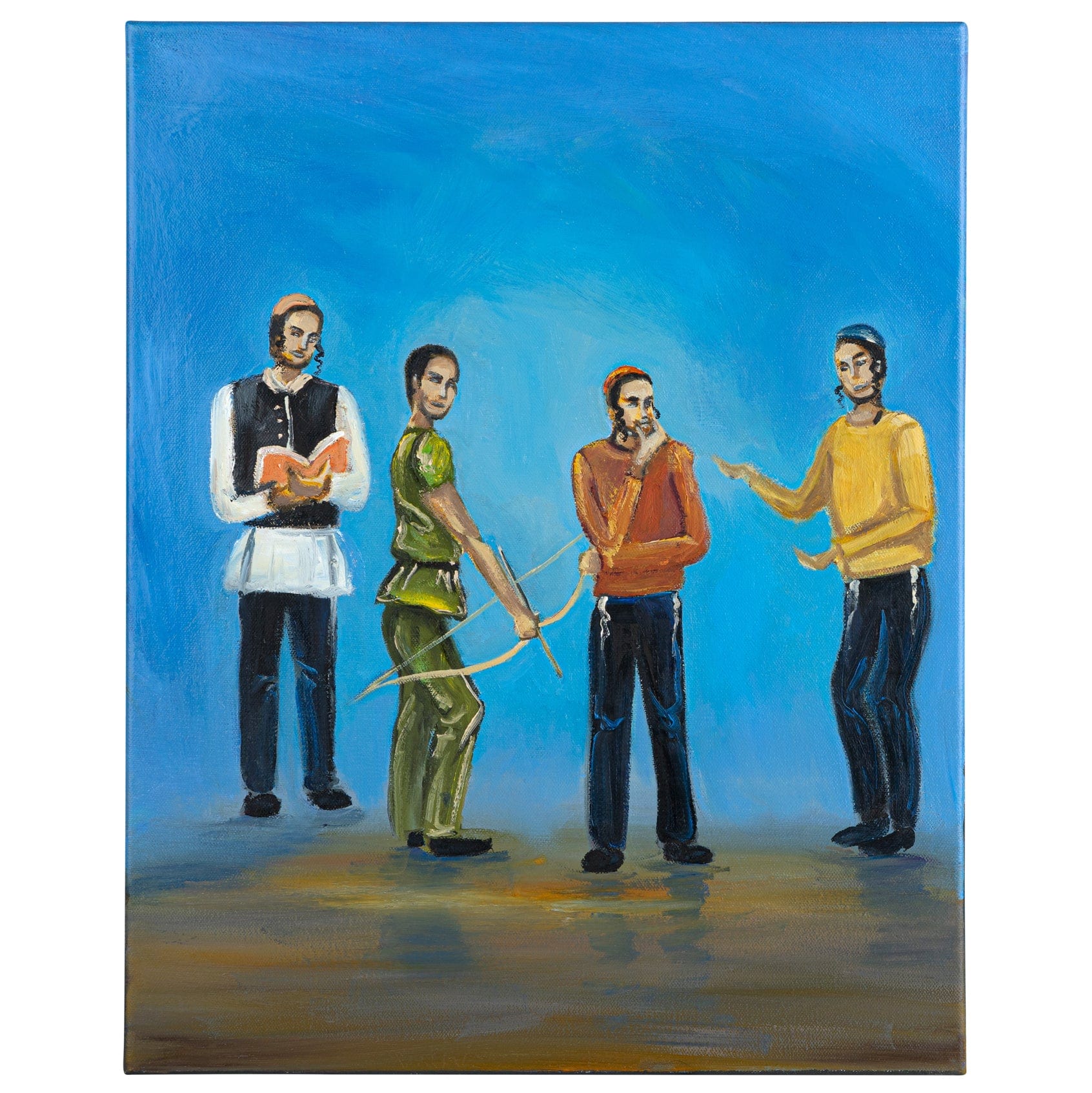 Original Hand Painted Pesach Art - Waterdale Collection