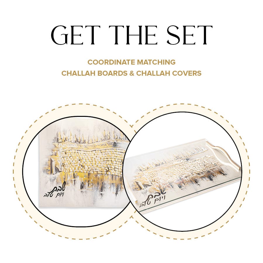 Painted Kosel at Winter Challah Cover