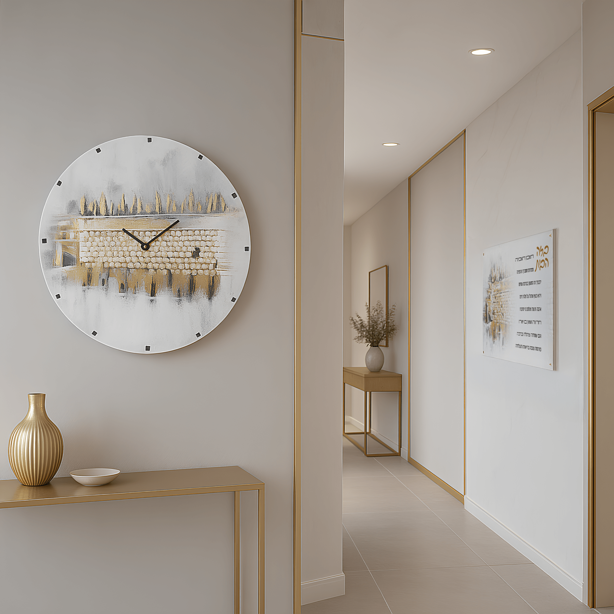 Painted Kosel At Winter Birchas Habayis